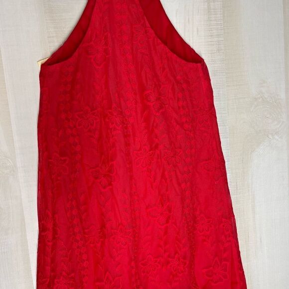 Altar’d State red sleeveless spaghetti strap lined dress, size small - Picture 9 of 16